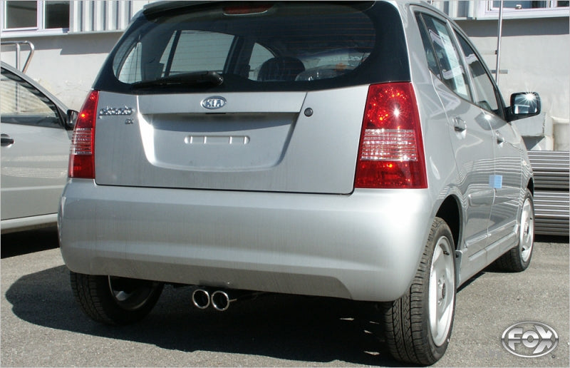 Kia Picanto - Fox Performance Auspuff Mittig